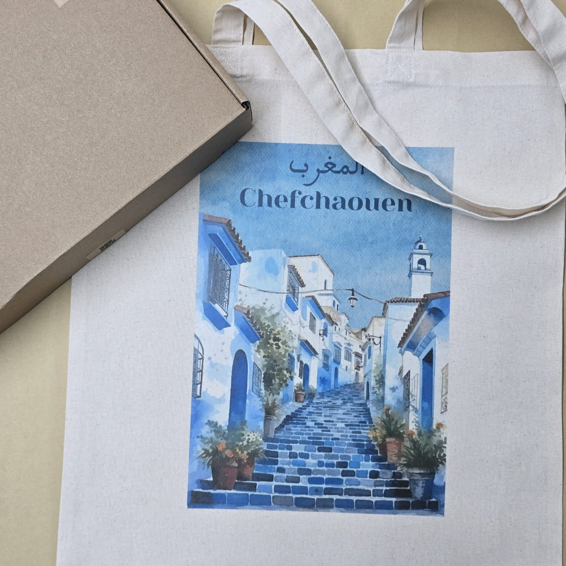 Morocco Tote Bag Chefchaouen