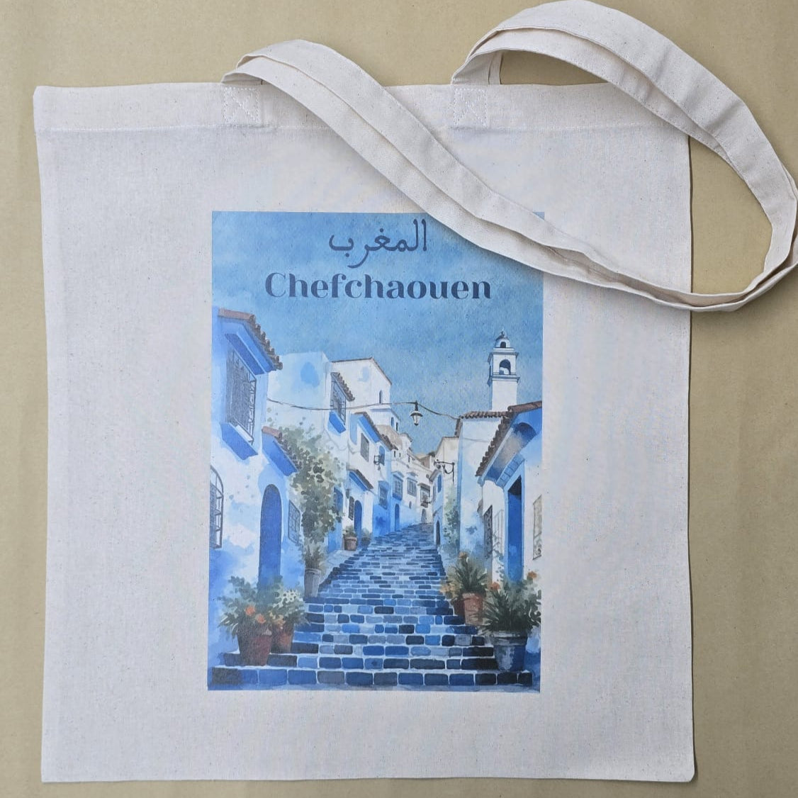 Morocco Tote Bag Chefchaouen